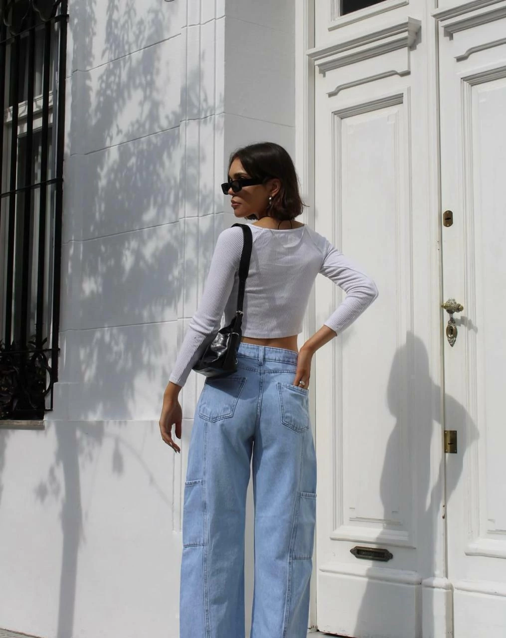 Jean Baggy Celeste (SOLO TALLE 34)