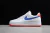 Nike AirForce 1 Low Overbranding White Red Blue