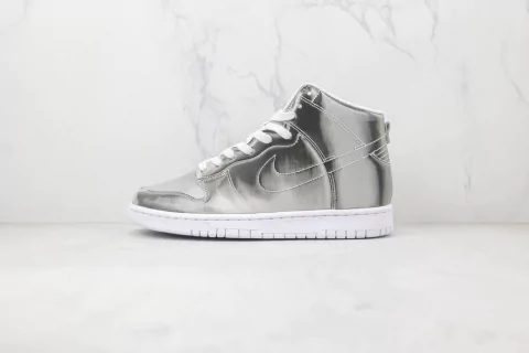 Dunk High CLOT Metallic Silver