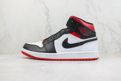 Air Jordan 1 Mid 'Gym Red Black Toe'