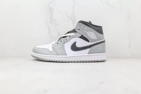 Air Jordan 1 Mid 'Light Smoke Grey'