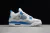 Nike AirJordan 4 Retro White/Military Blue en internet