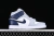 Jordan 1 Mid Wolf Grey Midnight Navy en internet