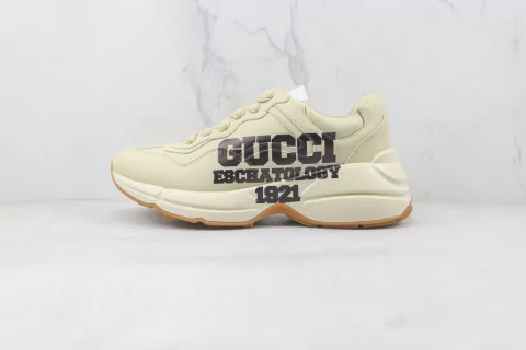 GU*CCI SHOES WHITE/BLACK