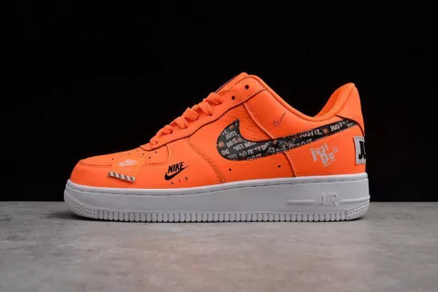 Nike Air Force 1 Low "Just Do It" Orange Shoes