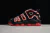 Nike Air More UPTEMPO Black White Laser Crimson