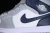 Jordan 1 Mid Wolf Grey Midnight Navy - comprar online