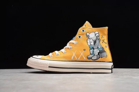 CONVERSE Chuck Taylor 70S ALL-STAR HIGH TOP YELLOW/WHITE/GREY