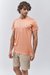 Remera KALEB PIMA Naranja - comprar online