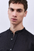 Camisa Slim Alexander cuello Mao Negro en internet