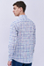 Camisa Slim DENIS linen feel Cuadros lila en internet