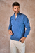 Sweater APOLO Medio Cierre Azul - comprar online