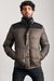 Campera NEILL Combinada Gris Oscuro - comprar online