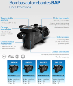 Bomba Autocebante Vulcano 3/4Hp BAP 075 Monofasica en internet