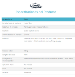 Robot Dolphin S200 Limpia Piscina Barrefondo en internet