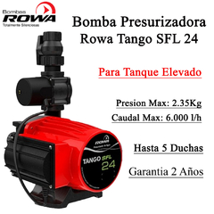 Bomba Presurizadora Rowa Tango SFL 24 H/5 Duchas