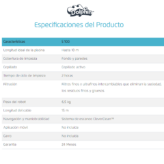 Robot Dolphin S100 Limpia Piscina Barrefondo en internet
