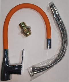 Griferia Monocomando Mozart Miami 8363 PICO FLEXIBLE en internet
