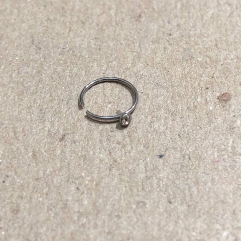 piercing argollita basic con strass