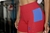 SHORT MALU - VERMELHO COM AZUL - comprar online