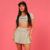 SHORT SAIA BRUNA - CINZA