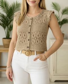 Chaleco de Guipiur - comprar online