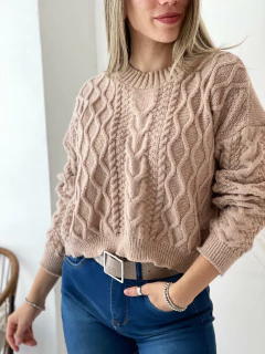 Imagen de SWEATER FRISADO CON ROMBOS