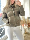 Campera inflable con cierre