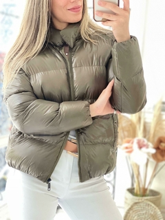 Campera inflable con cierre en internet