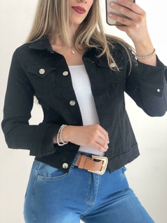 Campera de Jean Negra