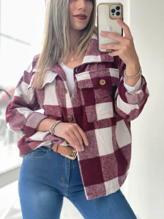 Camisaco cuadrille corto