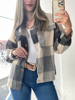 Camisaco cuadrille corto
