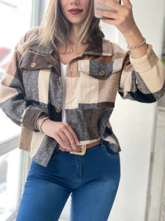 Camisaco cuadrille corto - Maria Cruz