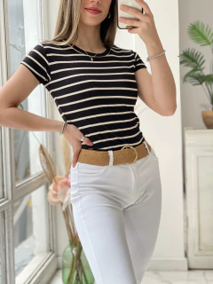 REMERA DE MORLEY RAYADA - Maria Cruz