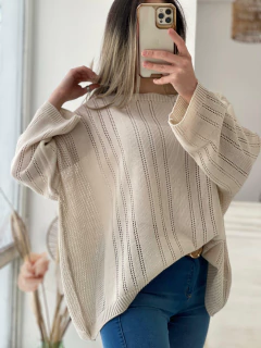 MAXI SWEATER CALADO - tienda online
