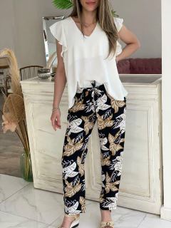 Imagen de PANTALON DE POPLIN ESTAMPADO
