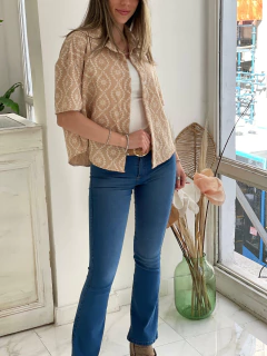 CAMISA SIMIL BORDADO - comprar online