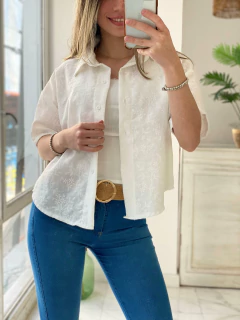 CAMISA SIMIL BORDADO - comprar online