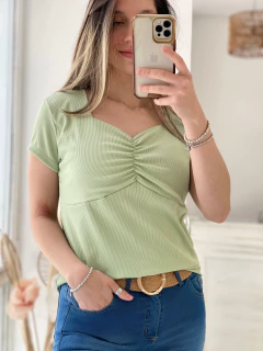 REMERA MORLEY NOCHE CON FRUNCE - comprar online