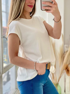 REMERA ELASTIZADA MANGA JAPONESA PUNTO MULBERRY en internet