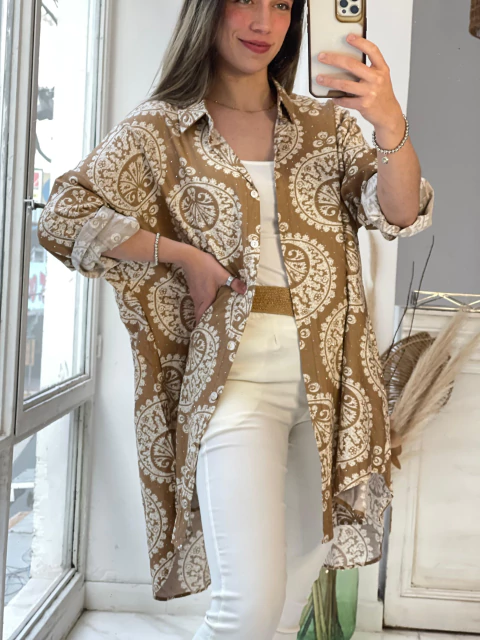 CAMISA / VESTIDO CON BRILLOS