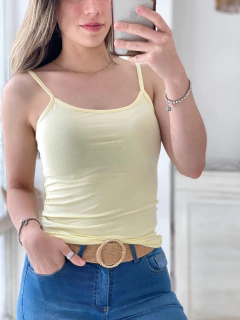 MUSCULOSA DE ALGODON Y LYCRA - Maria Cruz