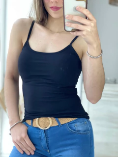 MUSCULOSA DE ALGODON Y LYCRA - Maria Cruz