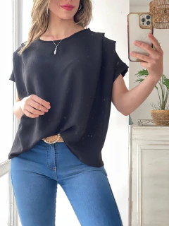 BLUSA DE CEY CON PINZA EN MANGA en internet