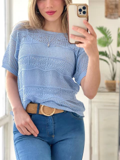 REMERA DE HILO DE ALGODON - comprar online