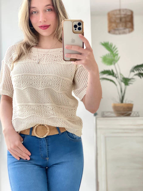 REMERA DE HILO DE ALGODON