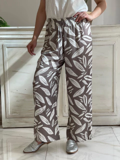 PALAZZO DE LINO ESTAMPADO - comprar online