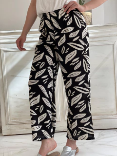 PALAZZO DE LINO ESTAMPADO - tienda online