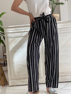 PANTALON DE POPLIN ESTAMPADO - tienda online