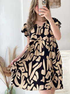 Imagen de VESTIDO DE LINO ELASTIZADO